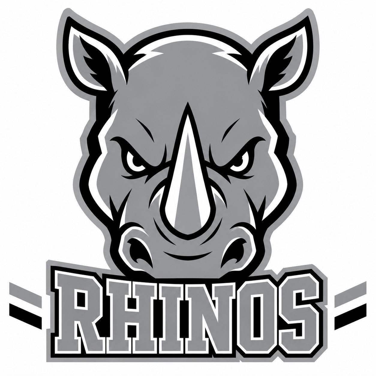 Rhinos School Mascot - T-shirt / Hoodie
