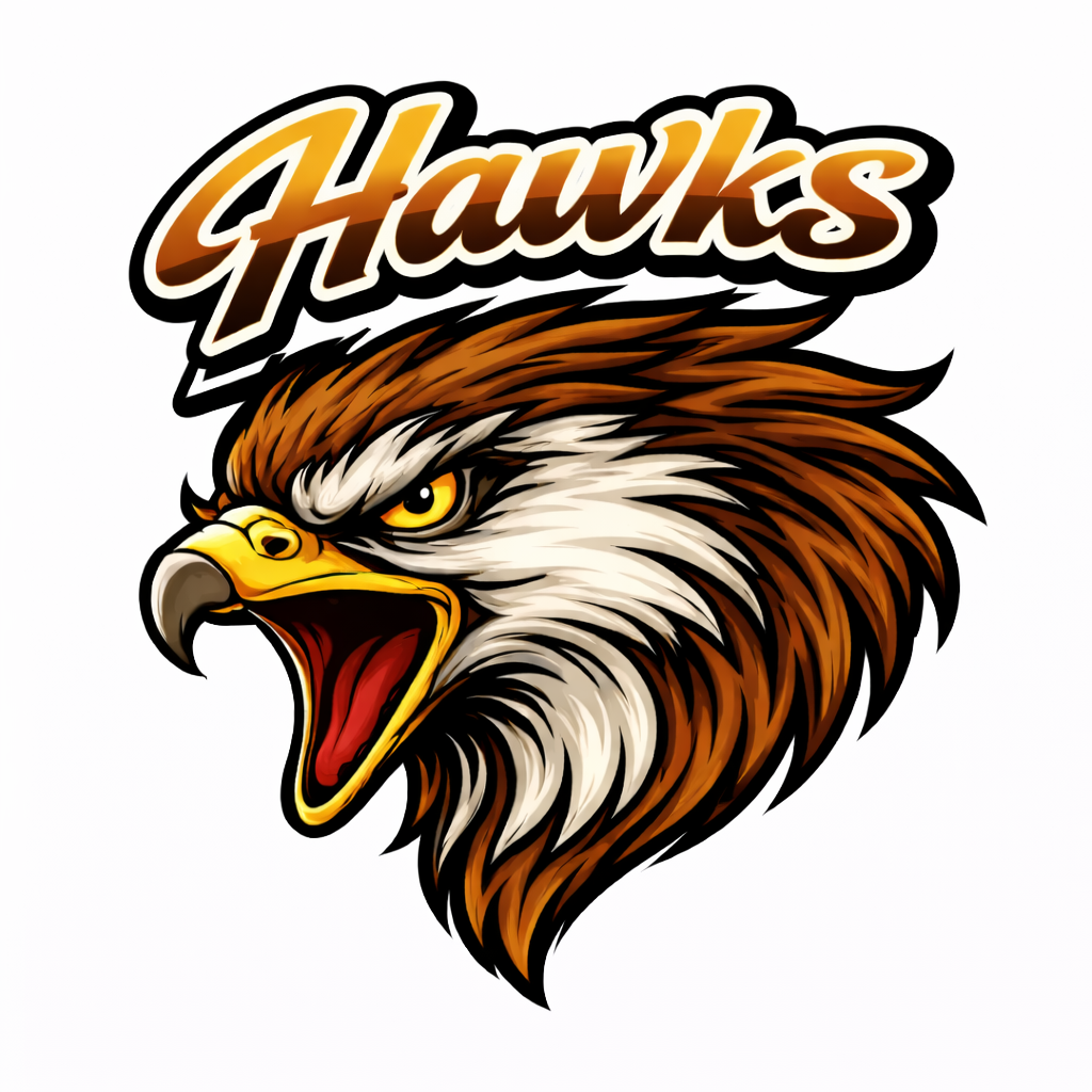 Hawks Varsity Mascot - T-shirt / Hoodie