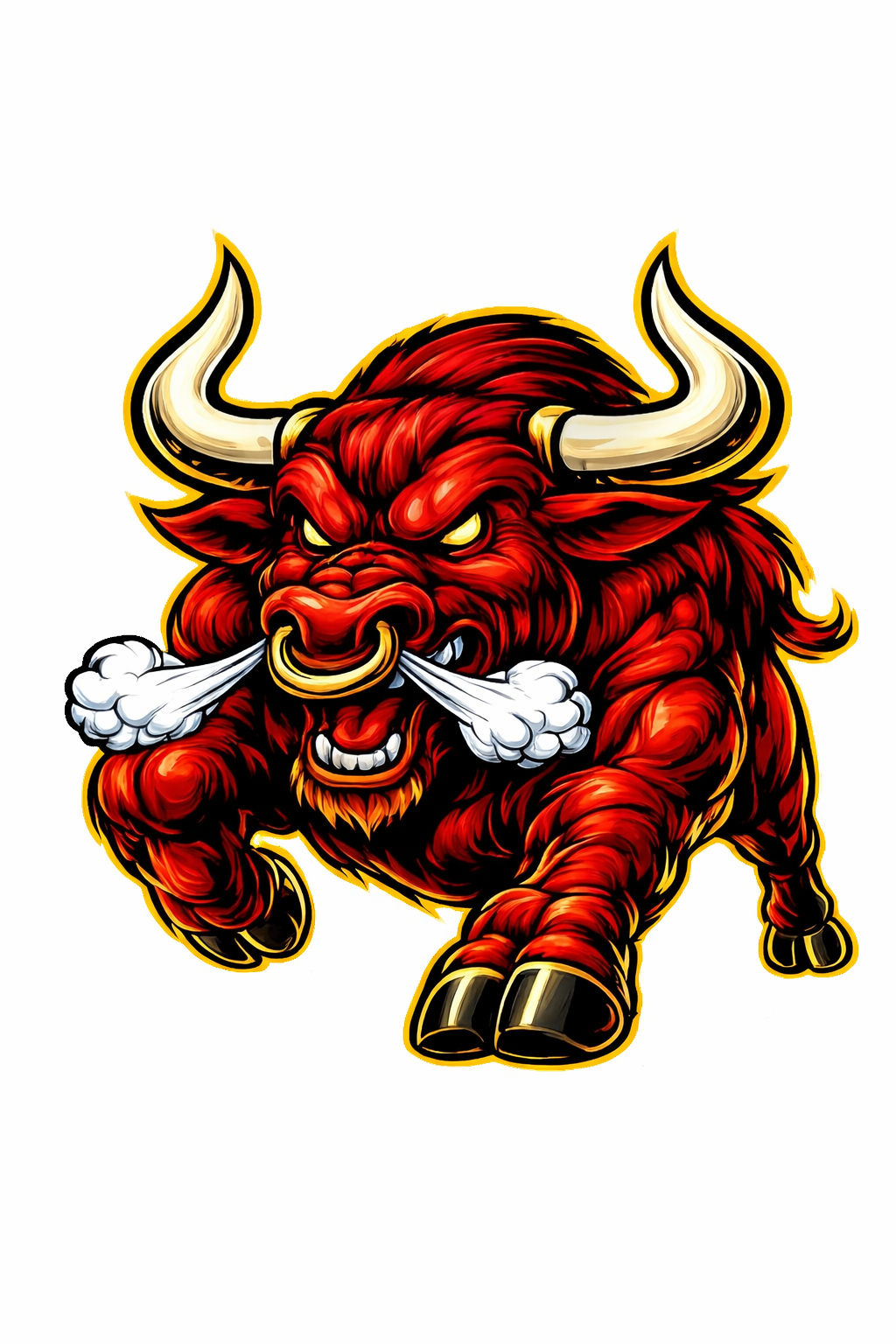 Bulls Fierce Mascot - T-shirt / Hoodie