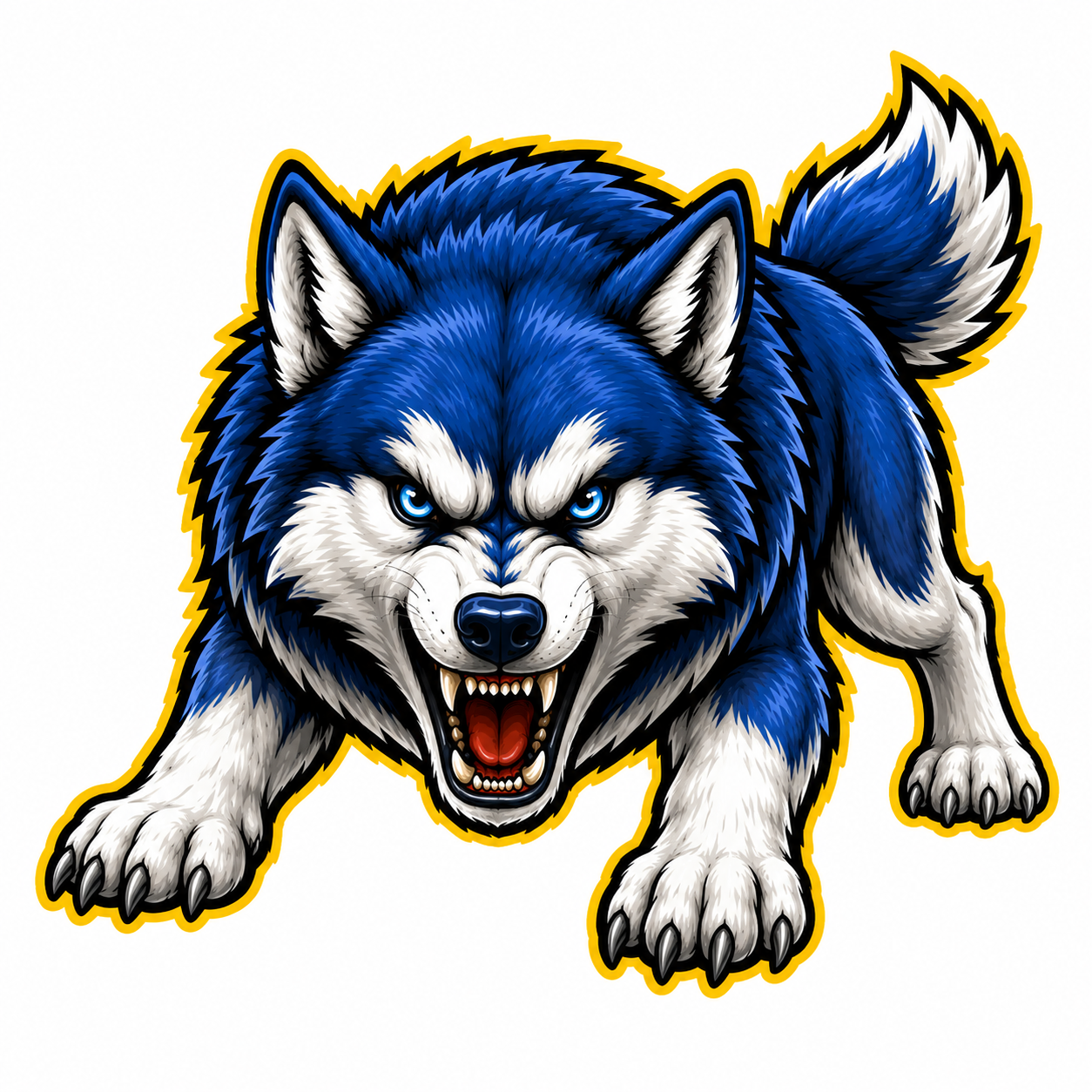 Huskies Fierce Mascot - T-shirt / Hoodie