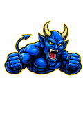 Blue Devils Fierce Mascot - T-shirt / Hoodie
