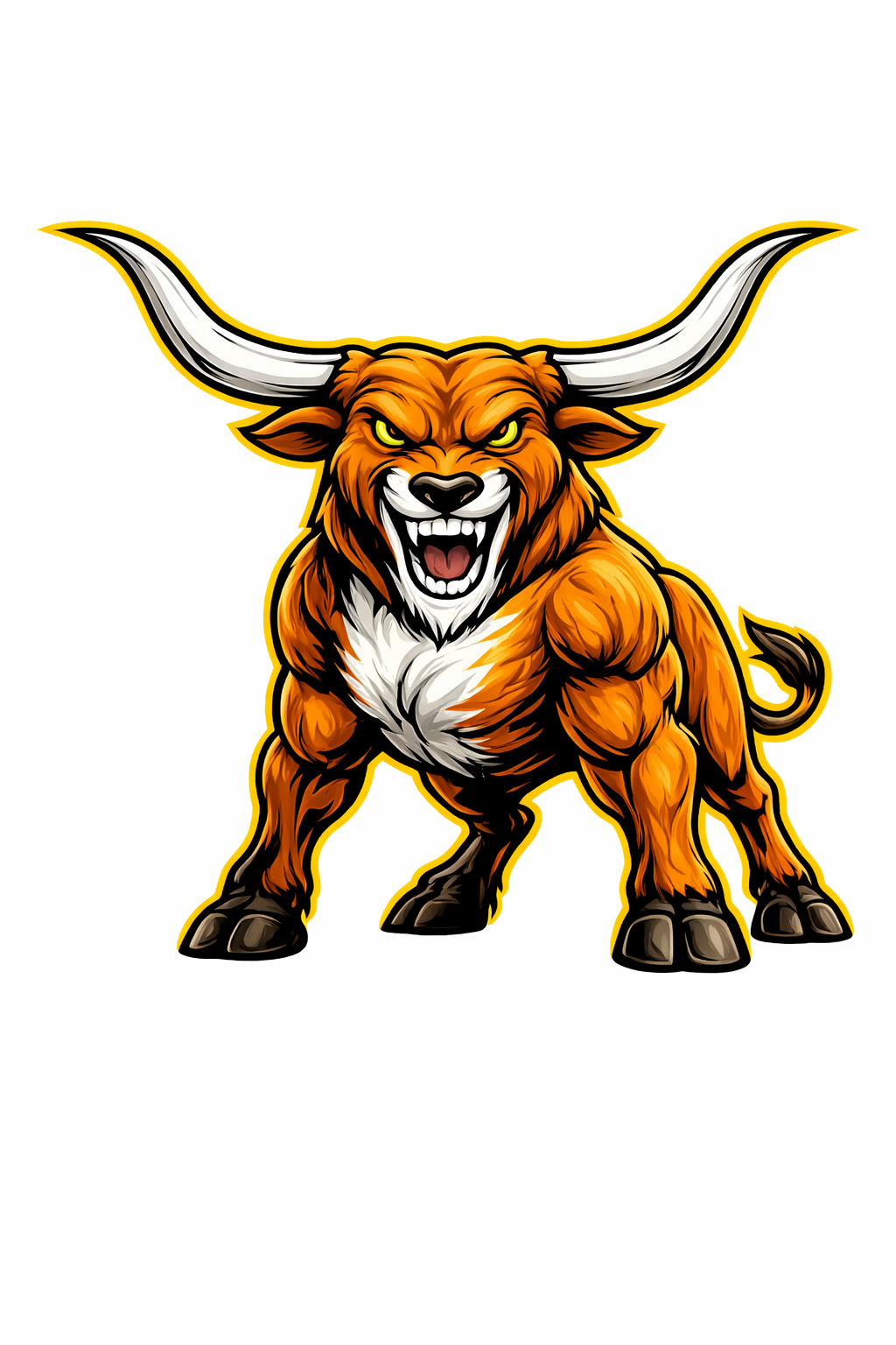 Longhorns Fierce Mascot - T-shirt / Hoodie