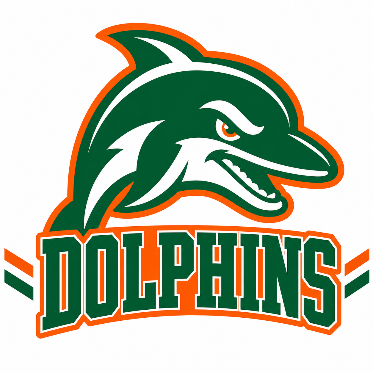 Dolphins School Mascot - T-shirt / Hoodie