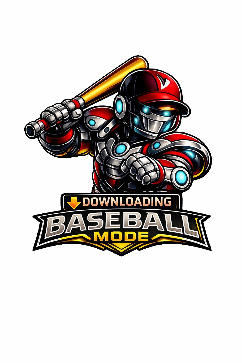 Baseball Player Robot - T-shirt / Hoodie