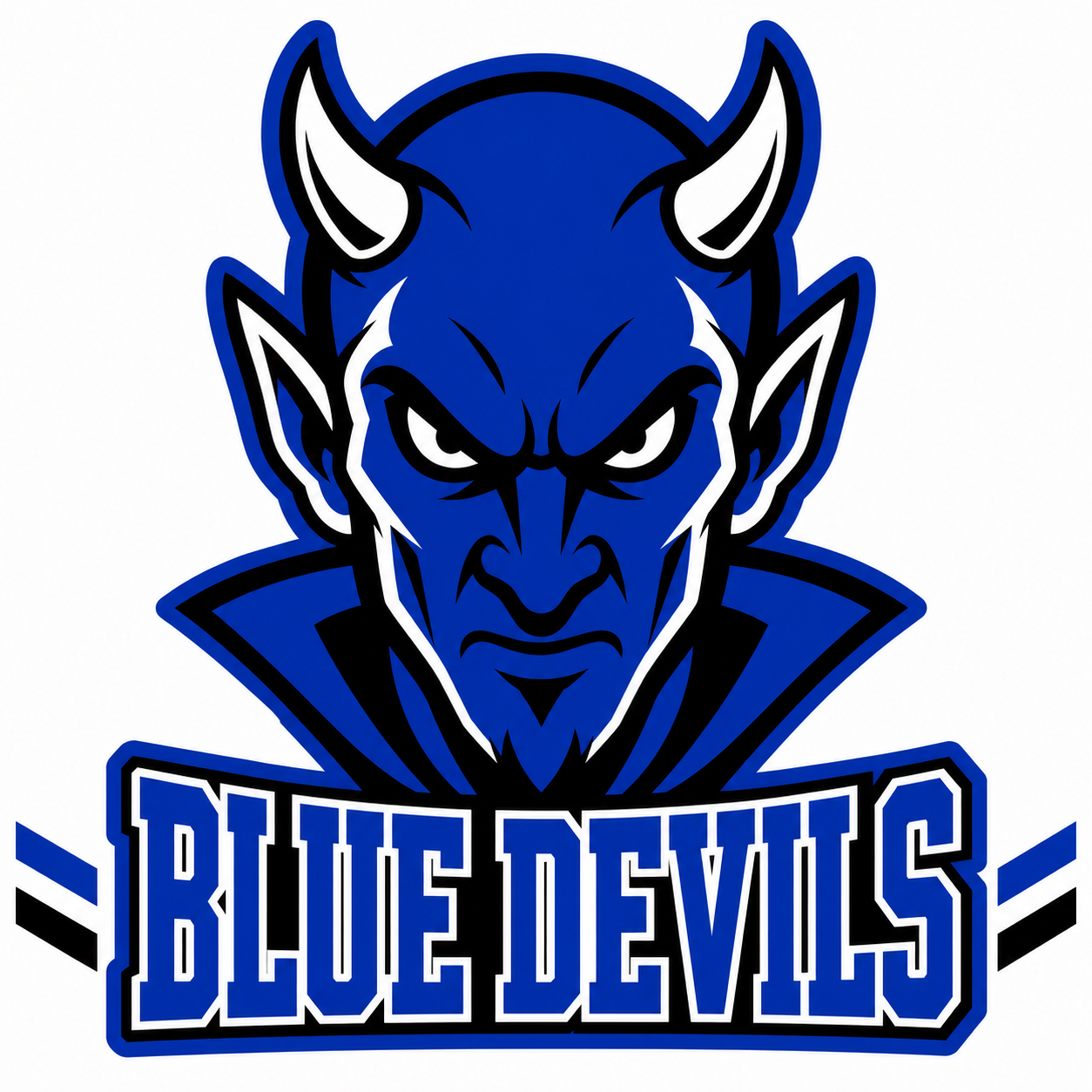 Blue Devils School Mascot - T-shirt / Hoodie