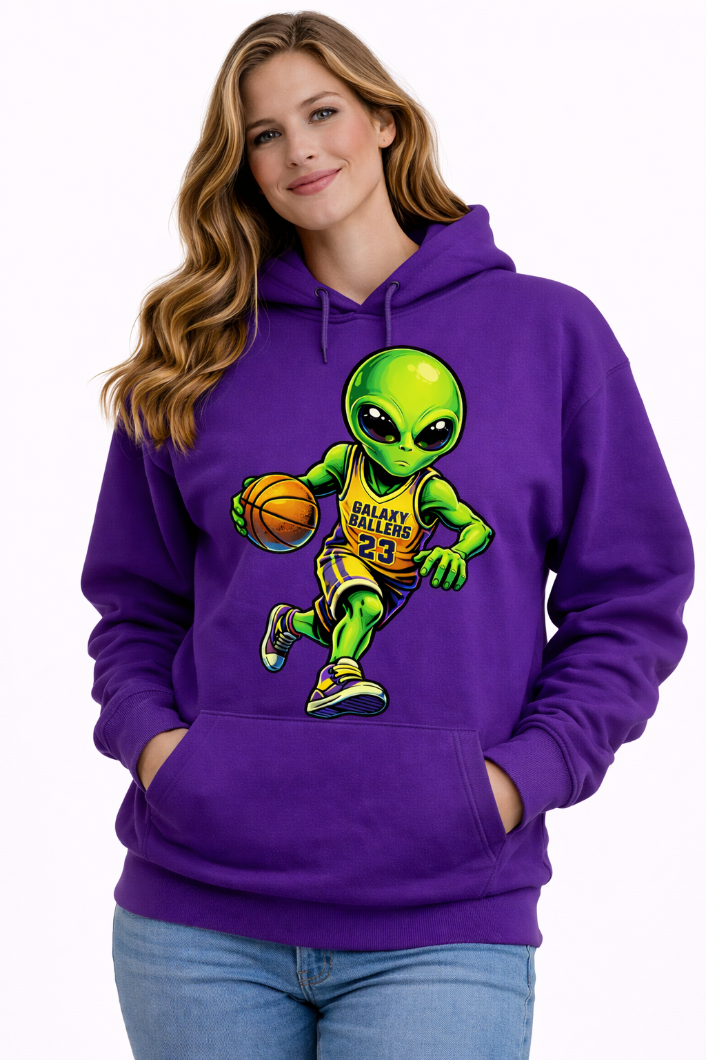 Alien Basketball Player - T-shirt / Hoodie