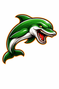 Dolphins Fierce Mascot - T-shirt / Hoodie
