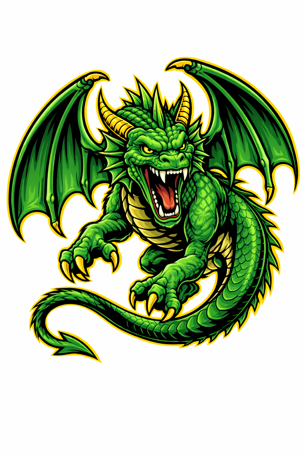 Dragons Fierce Mascot - T-shirt / Hoodie