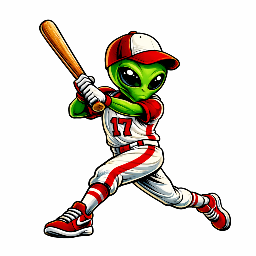 Alien Baseball Player