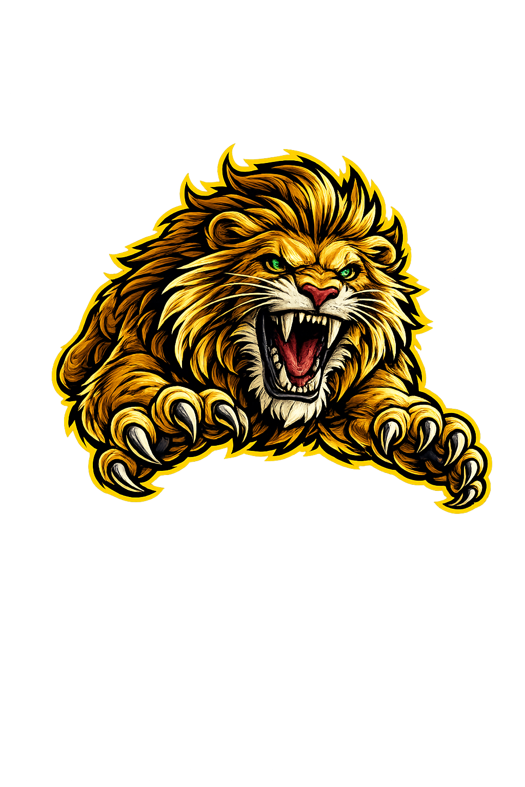 Lions Fierce Mascot - T-shirt / Hoodie