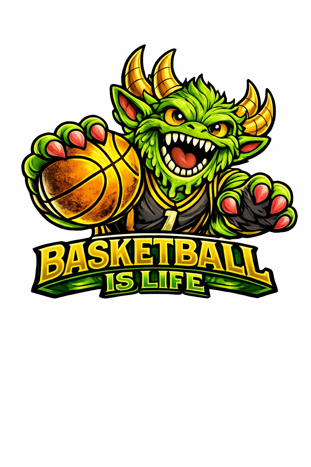 Basketball is Life Monster - T-shirt / Hoodie