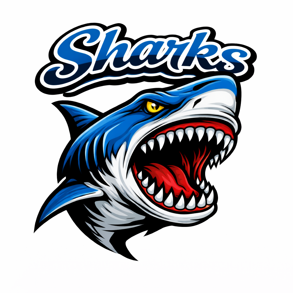 Sharks Varsity Mascot - T-shirt / Hoodie