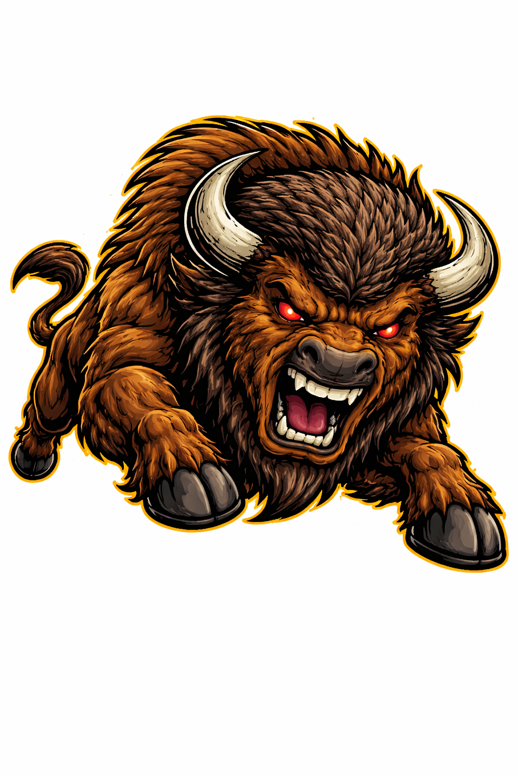 Buffalos Fierce Mascot - T-shirt / Hoodie