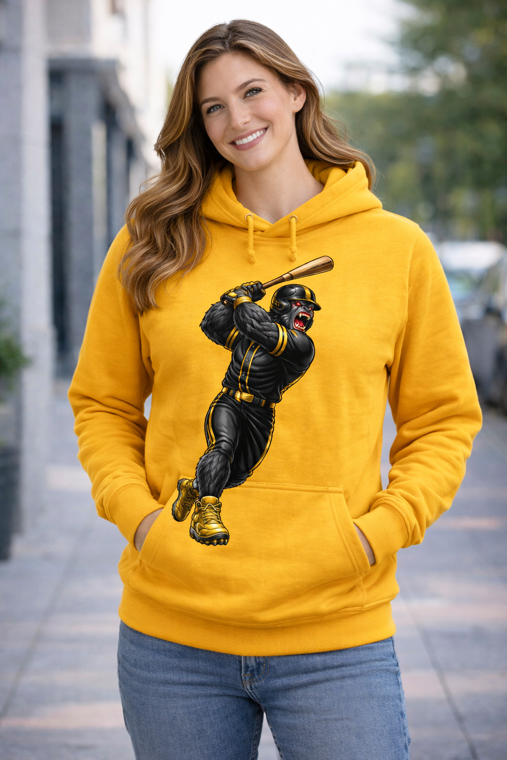 Gorilla Baseball Player