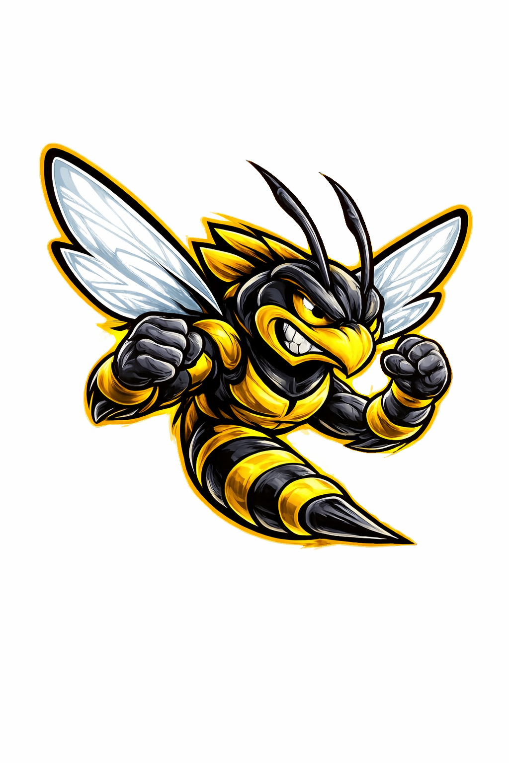 Fierce Hornet Mascot - T-shirt / Hoodie