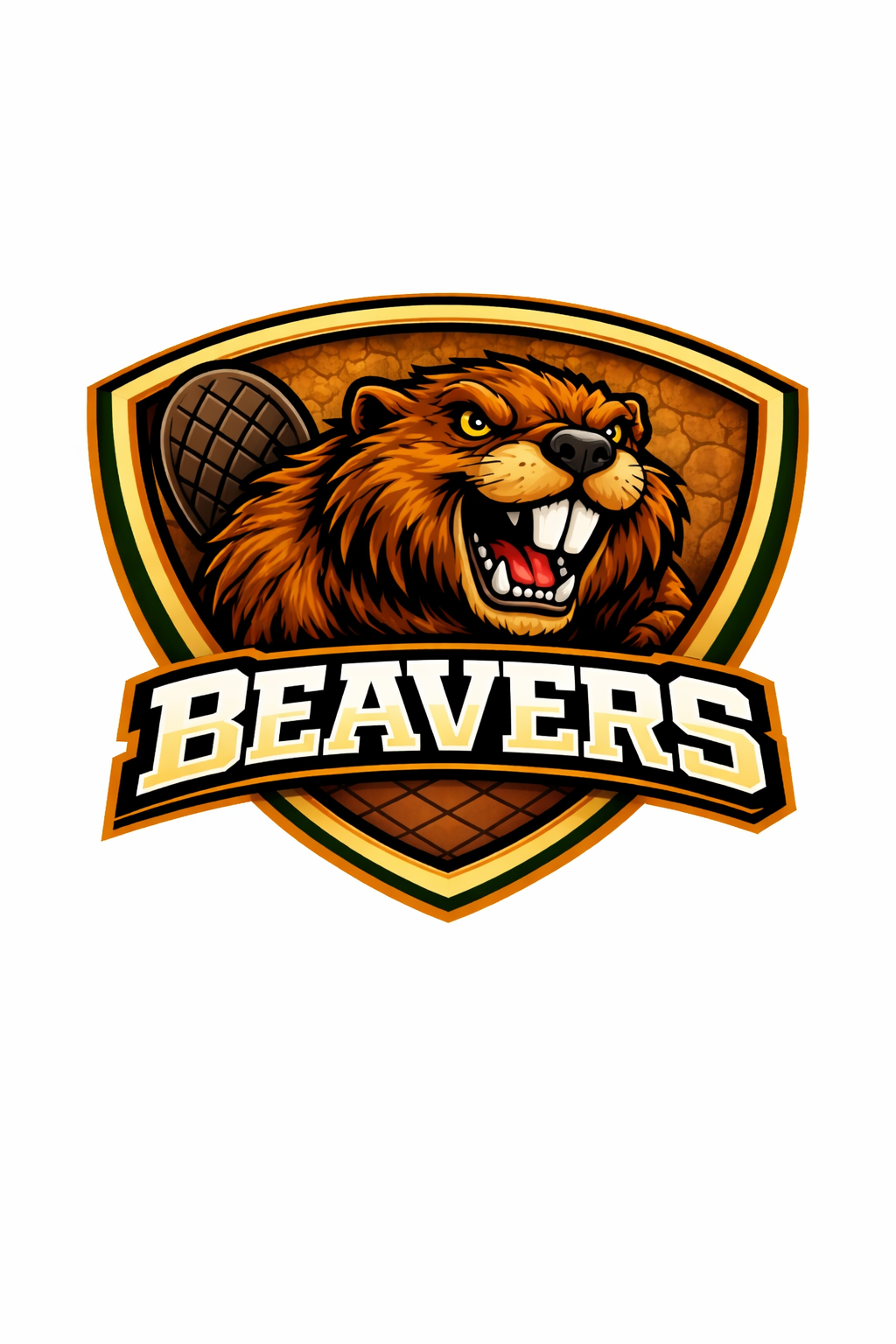 Beavers Mascot Shield - T-shirt / Hoodie
