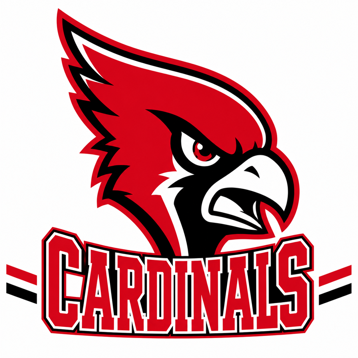 Cardinals School Mascot - T-shirt / Hoodie