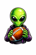 Alien Football Player   - T-shirt / Hoodie