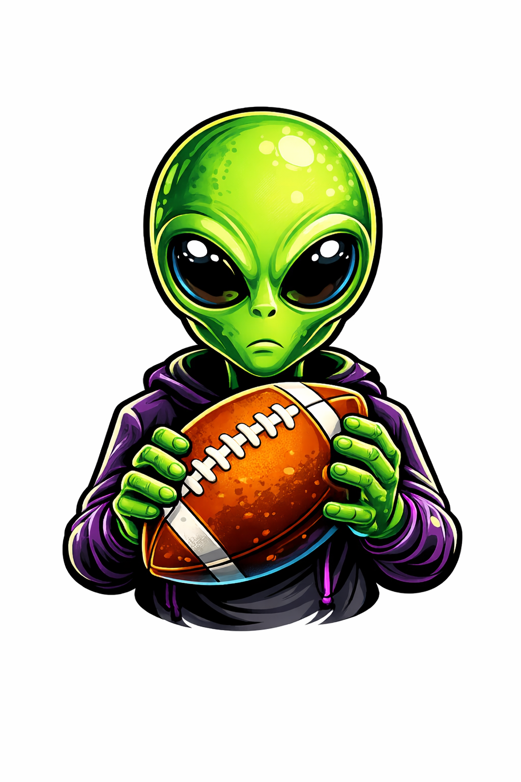 Alien Football Player   - T-shirt / Hoodie