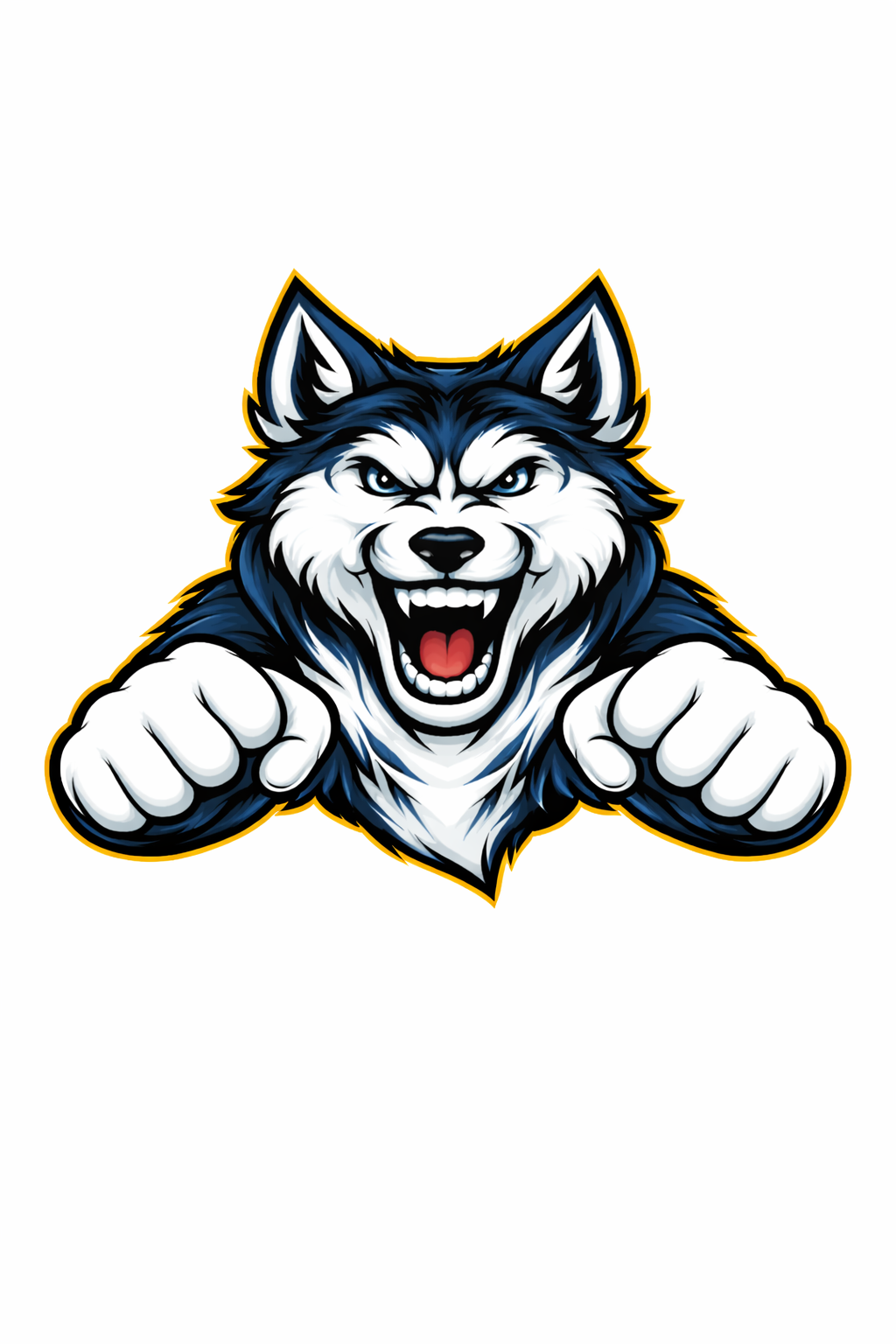 Huskies Fierce Mascot - T-shirt / Hoodie