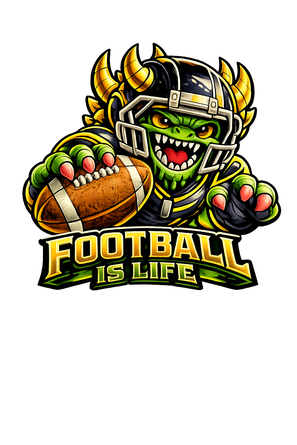 Football is Life Monster - T-shirt / Hoodie