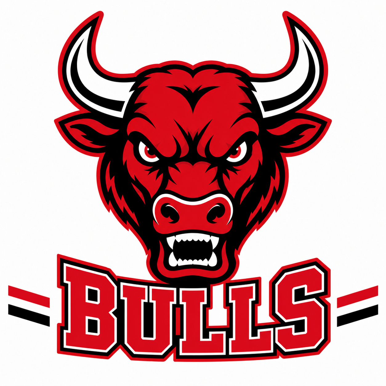 Bulls School Mascot - T-shirt / Hoodie