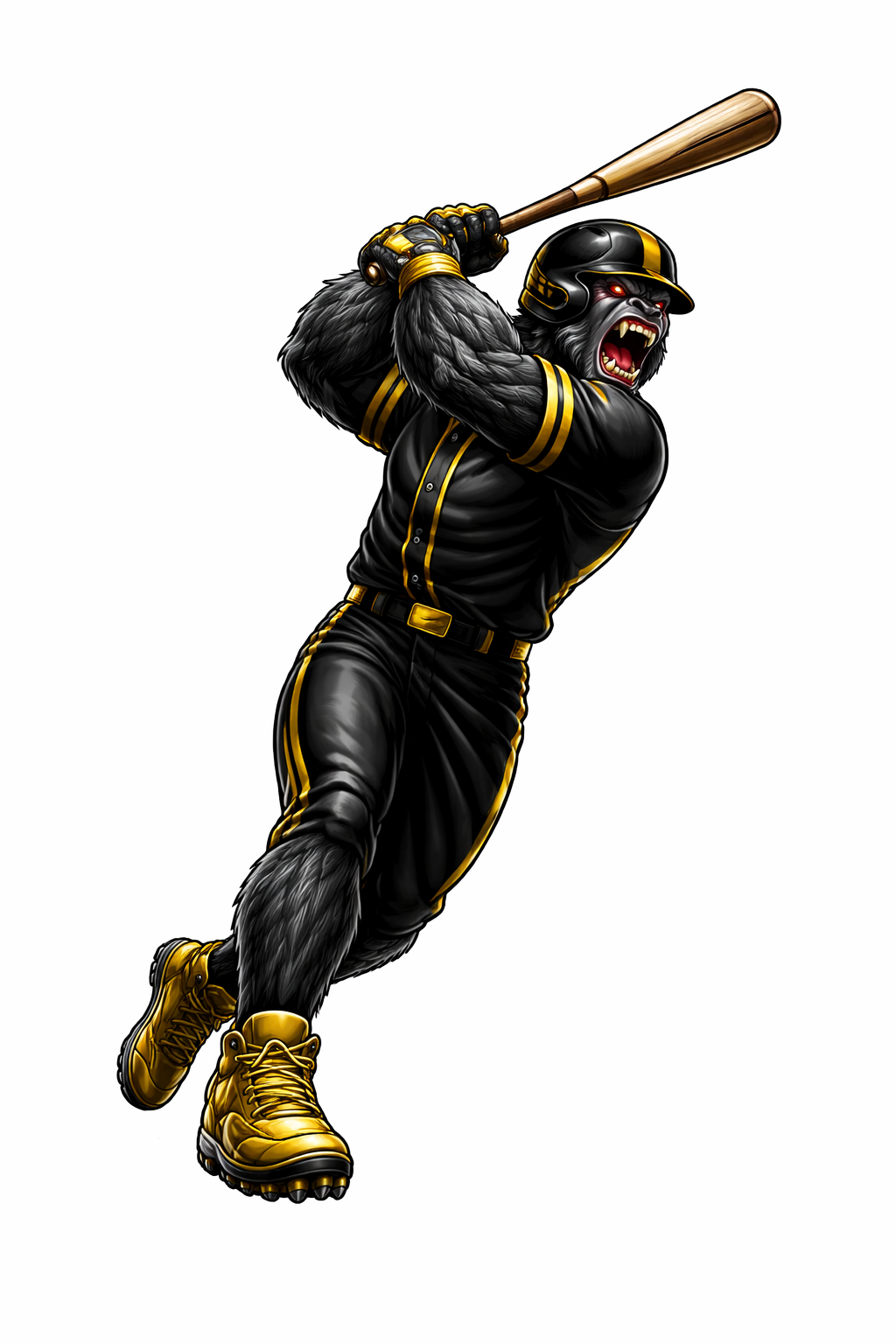 Gorilla Baseball Player