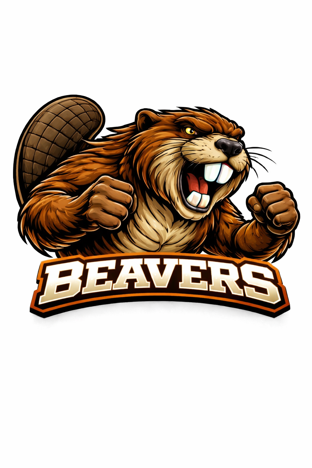 Beavers Mascot - T-shirt / Hoodie