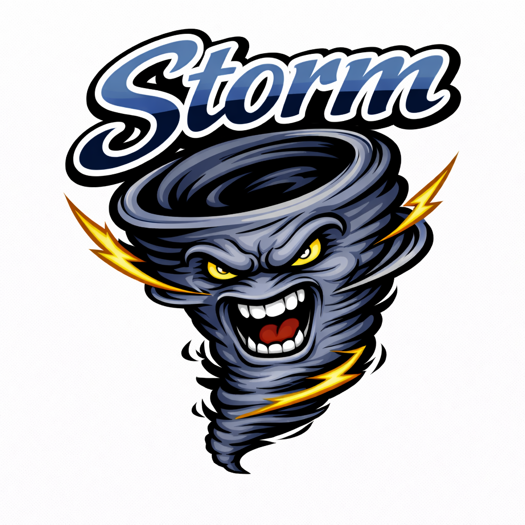 Storm Varsity Mascot - T-shirt / Hoodie
