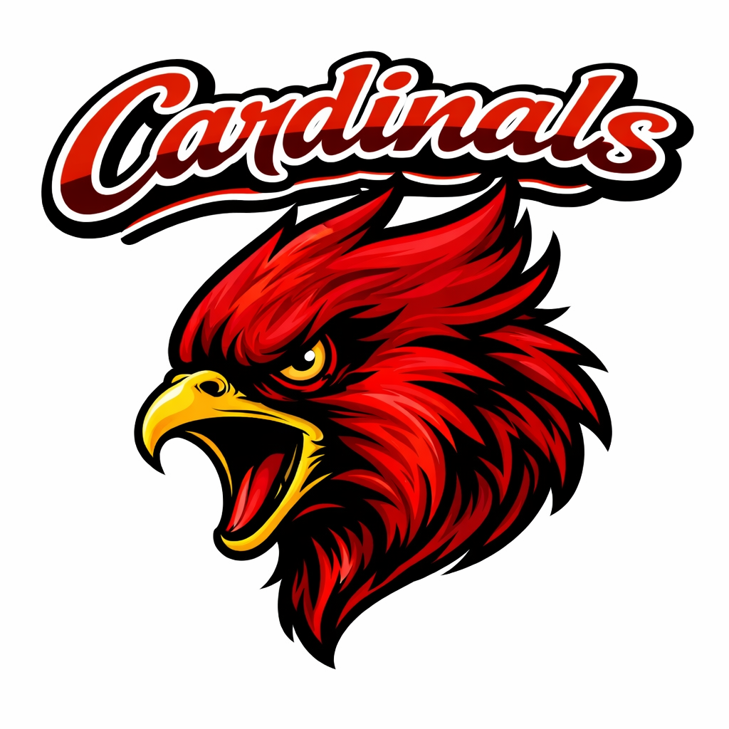 Cardinals Varsity Mascot - T-shirt / Hoodie