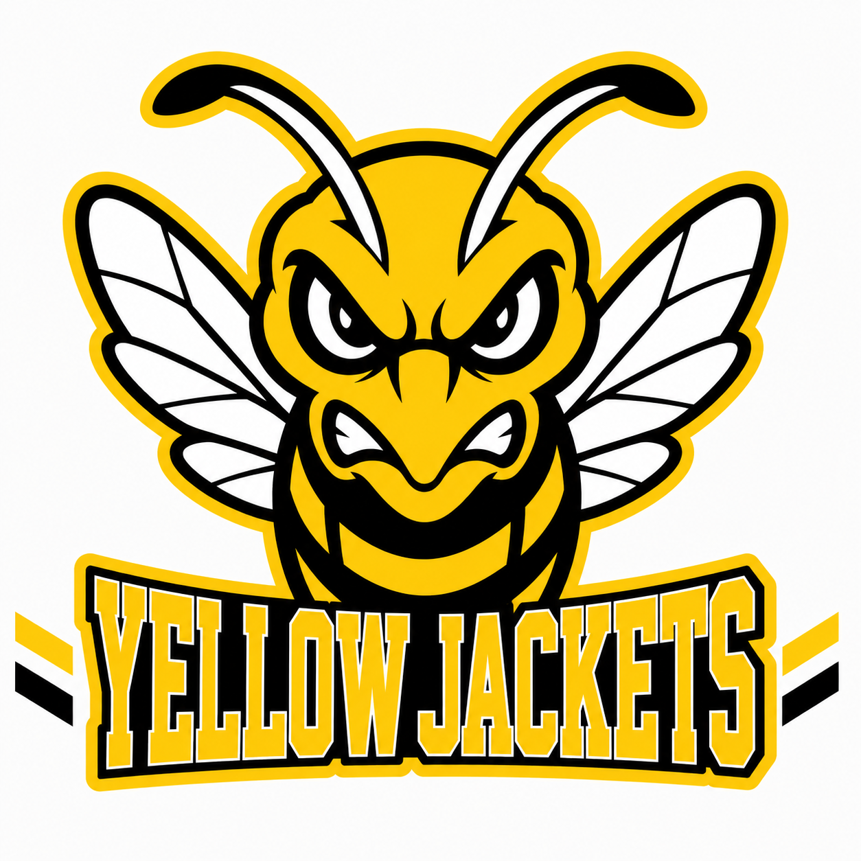Yellow Jackets School Mascot - T-shirt / Hoodie