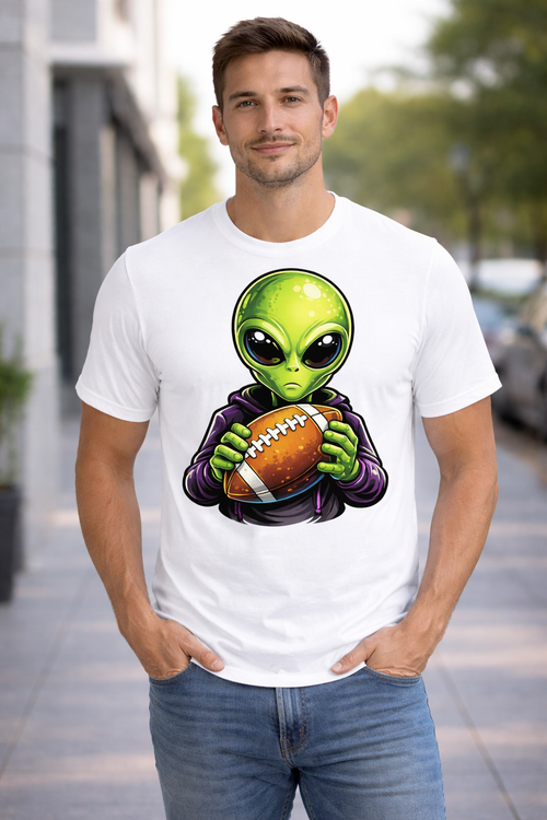 Alien Football Player - T-shirt / Hoodie