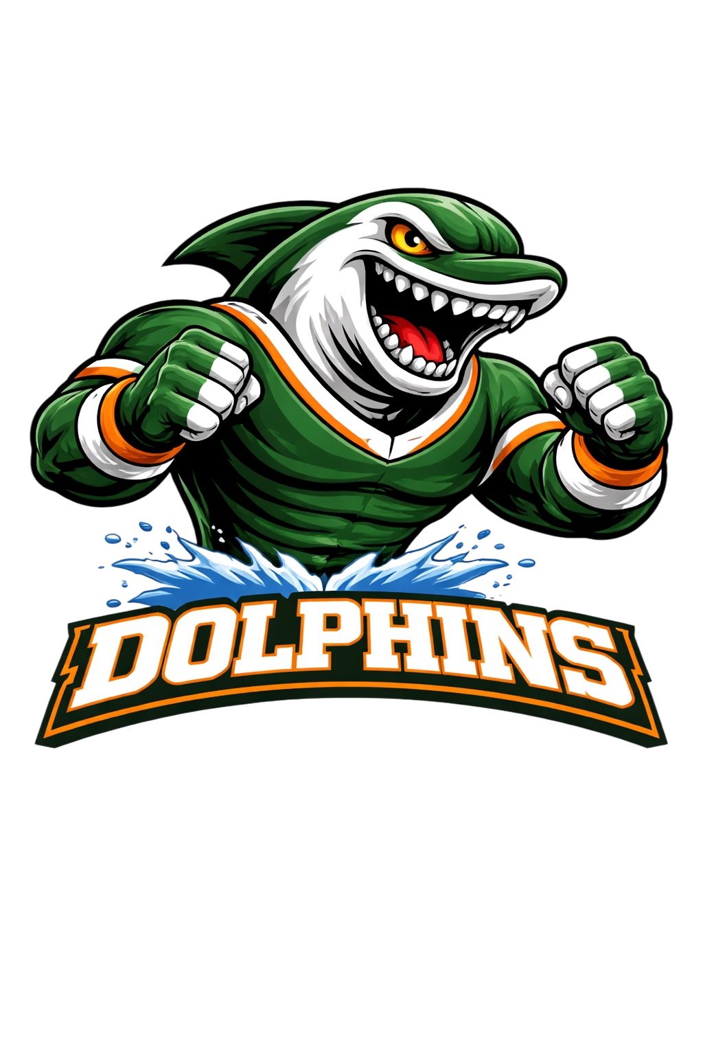 Dolphins Classic Mascot - T-shirt / Hoodie