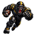 Gorilla Football Player
