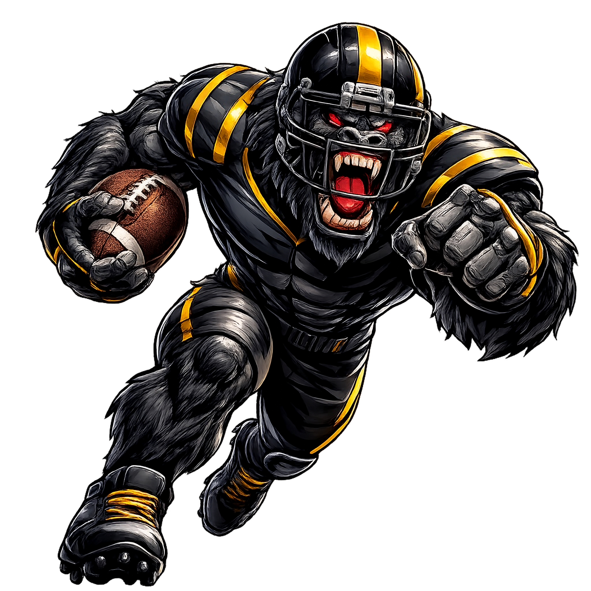 Gorilla Football Player