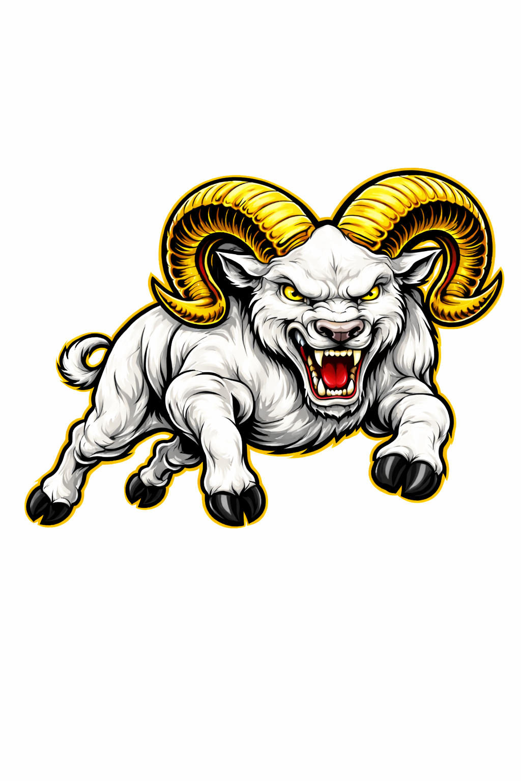 Rams Fierce Mascot - T-shirt / Hoodie