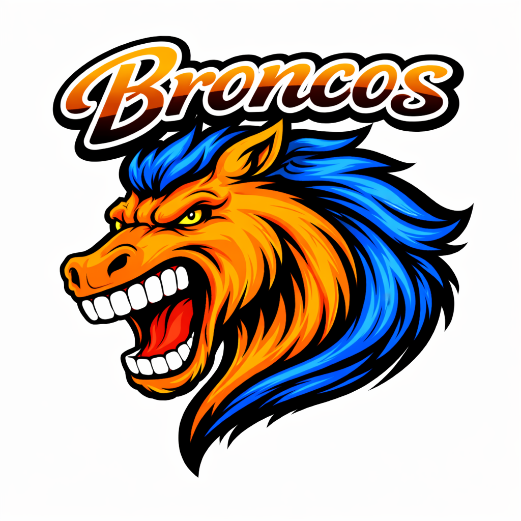Broncos Varsity Mascot - T-shirt / Hoodie