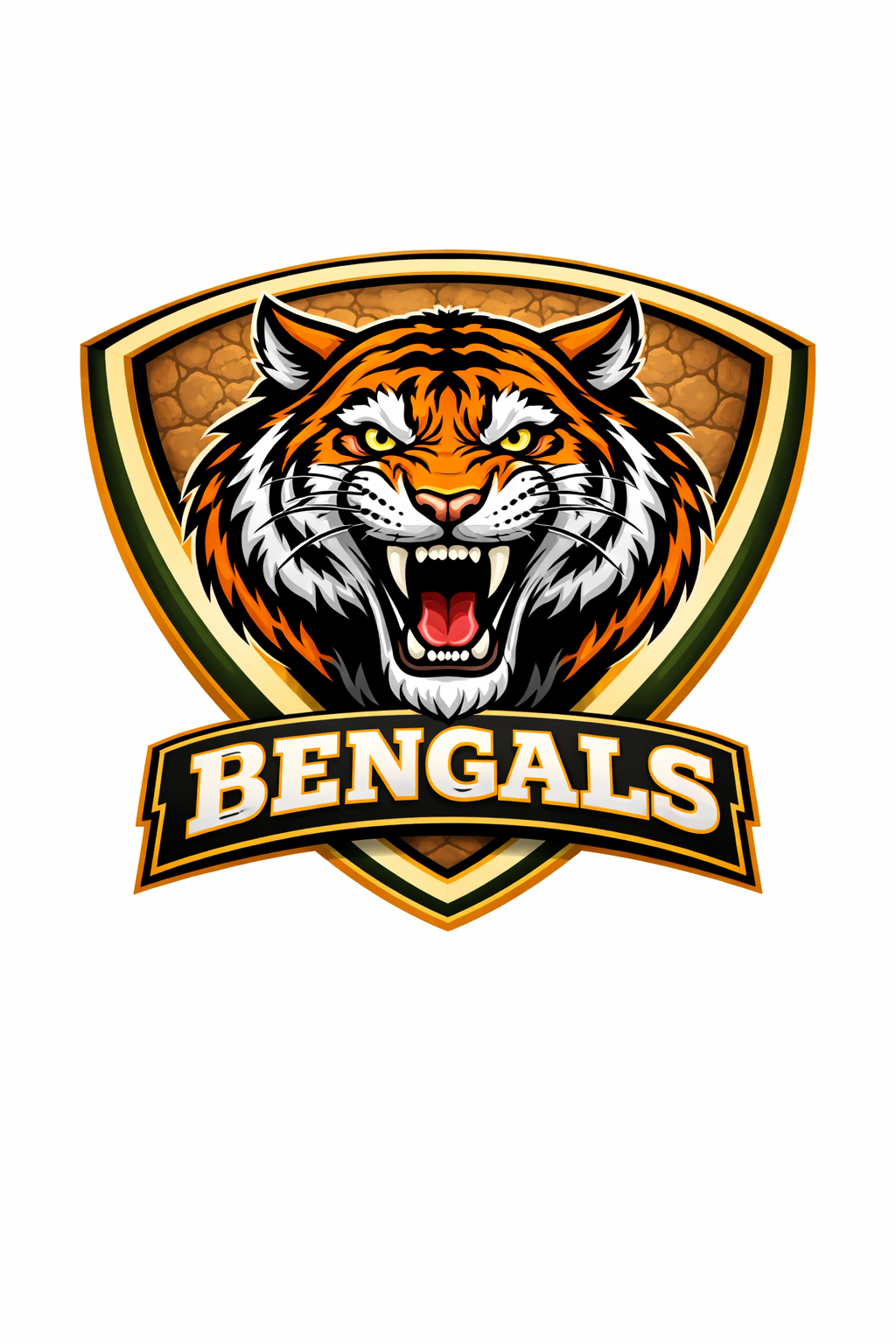 Bengals Mascot Shield - T-shirt / Hoodie