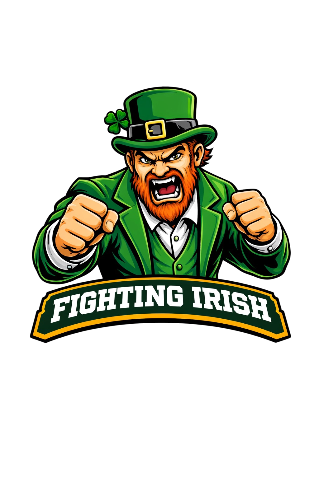 Fighting Irish Classic Mascot - T-shirt / Hoodie
