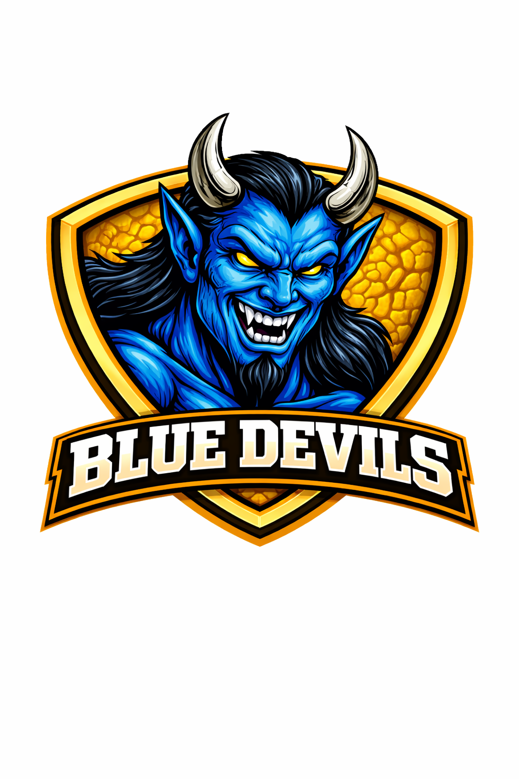 Blue Devils Mascot Shield - T-shirt / Hoodie