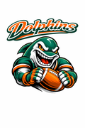 Dolphins Varsity Mascot - T-shirt / Hoodie