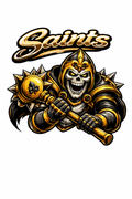 Saints Varsity Mascot - T-shirt / Hoodie