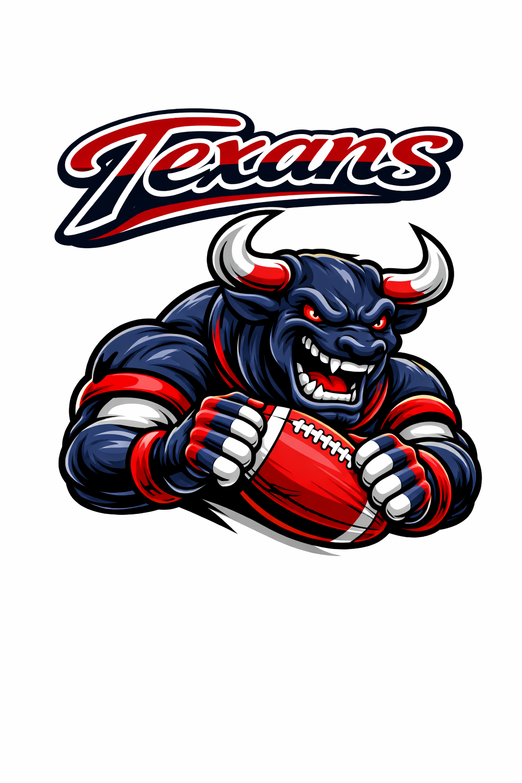 Texans Varsity Mascot - T-shirt / Hoodie