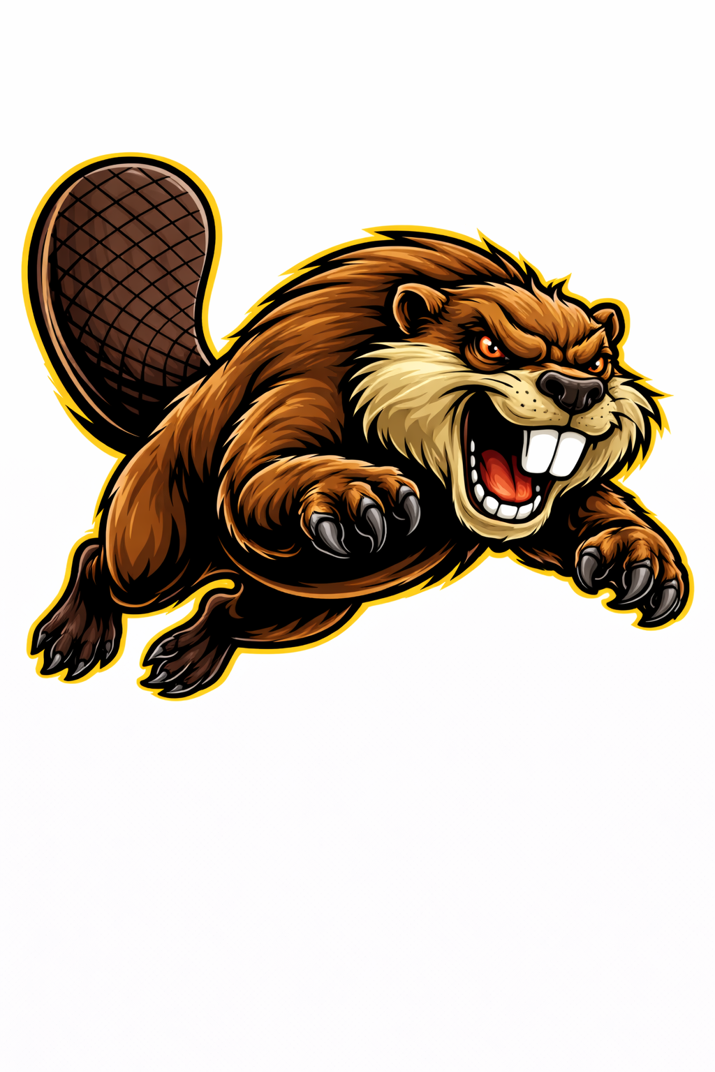 Beavers Fierce Mascot - T-shirt / Hoodie