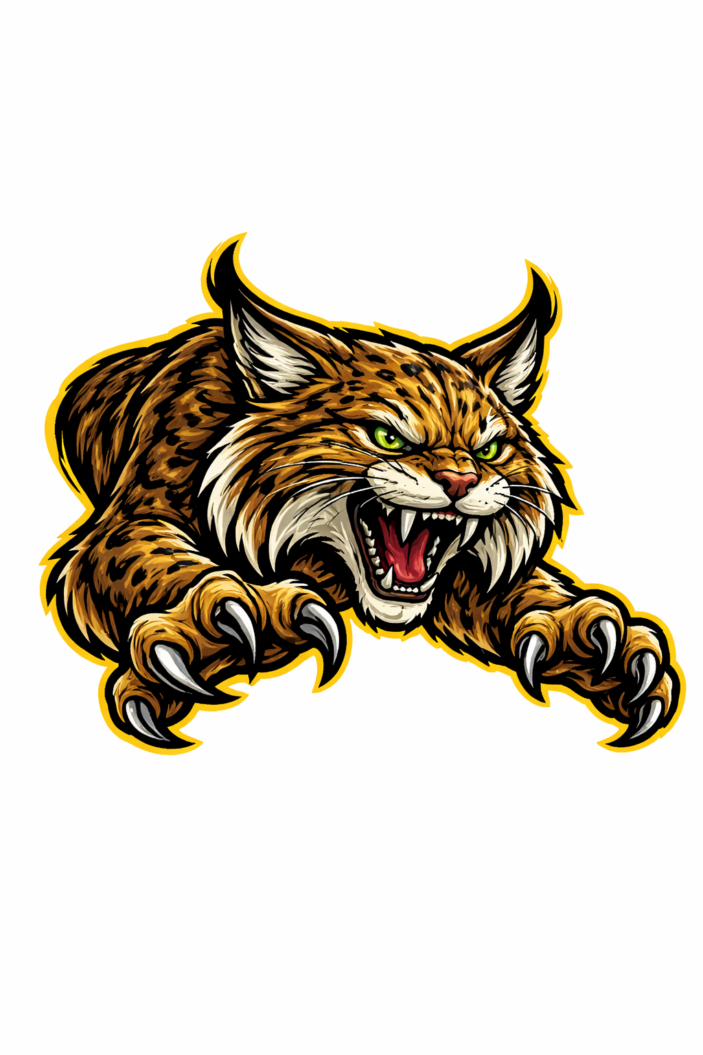 Bobcats Fierce Mascot - T-shirt / Hoodie