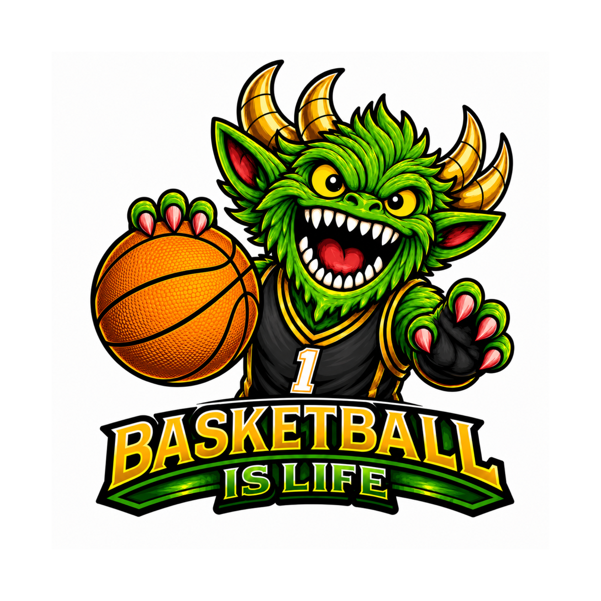 Basketball is Life Monster - T-shirt / Hoodie