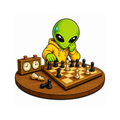 Alien Chess Player - T-shirt / Hoodie