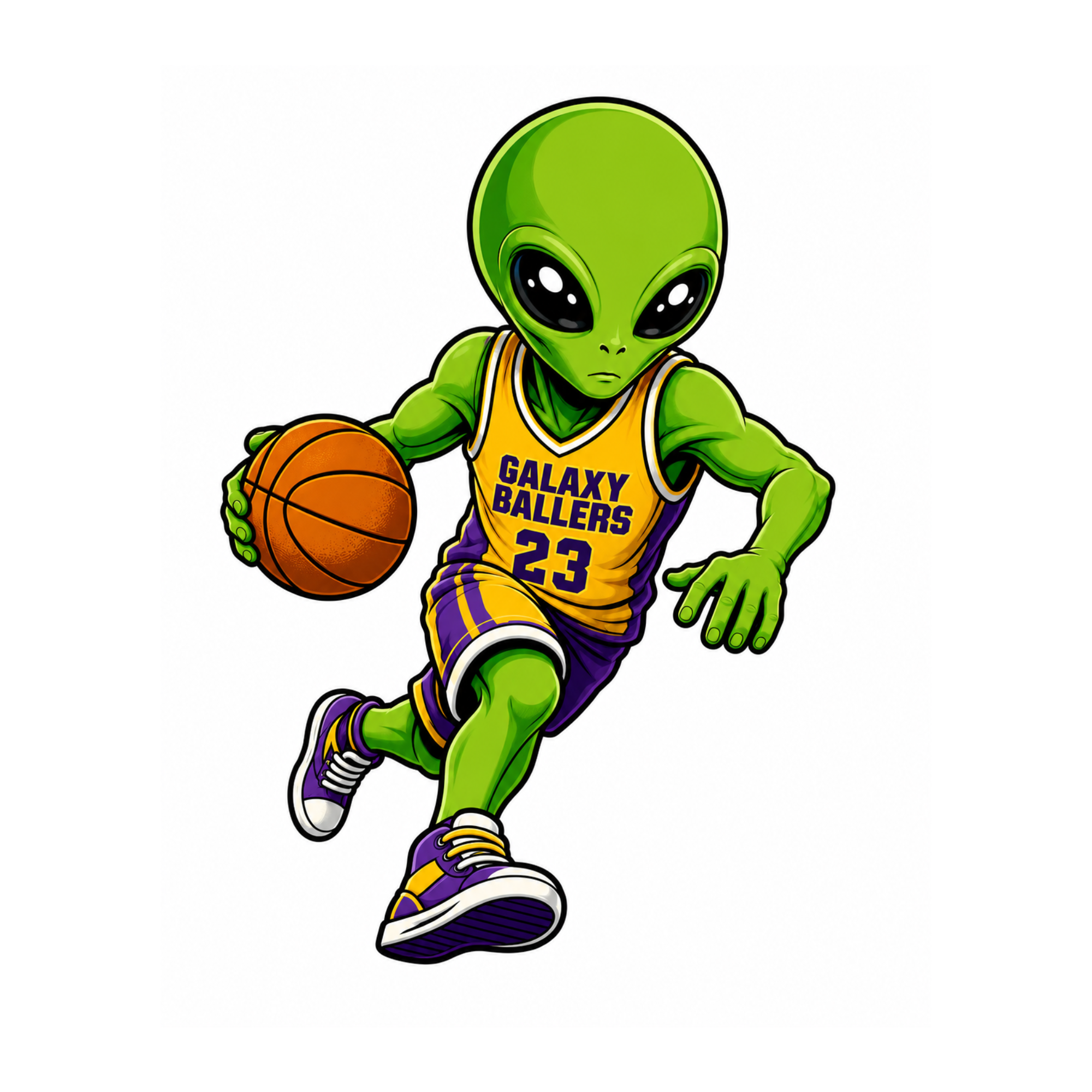 Alien Basketball Player - T-shirt / Hoodie