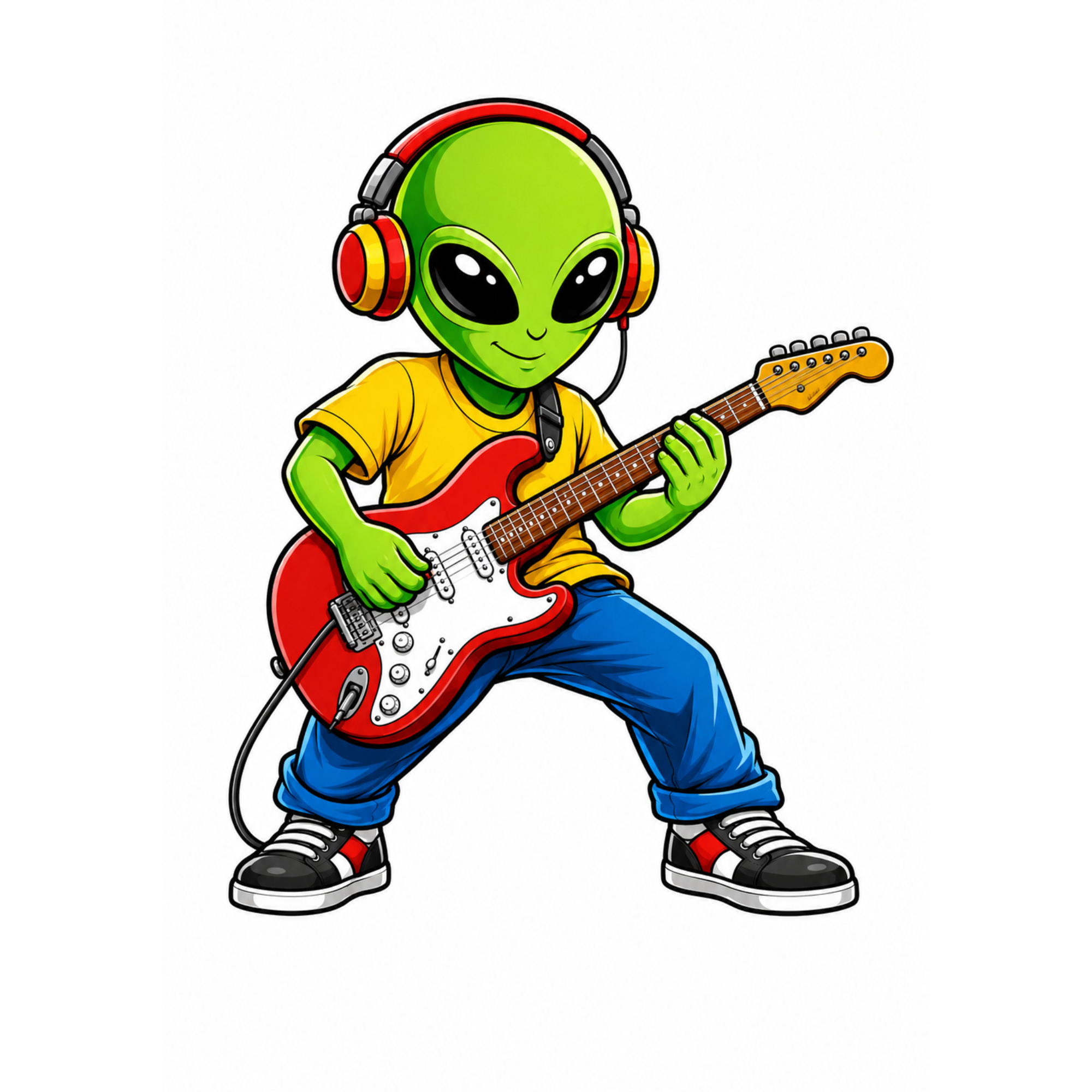Alien Musician - T-shirt / Hoodie