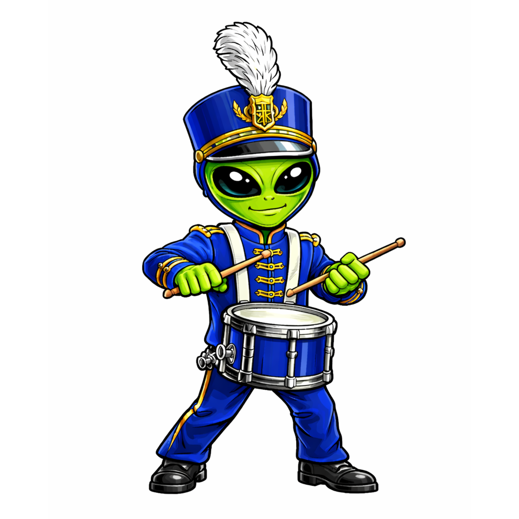 Alien Marching Band Drummer   - T-shirt / Hoodie